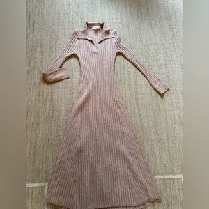 Lucky Brand Ribbed Knit Dress Size Small